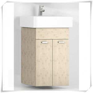 New Design Wall Mounted Bamboo Bathroom Vanity